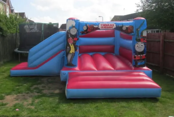 Red Thomas The Tannk Engine Bounce And Slide Bouncy Castle