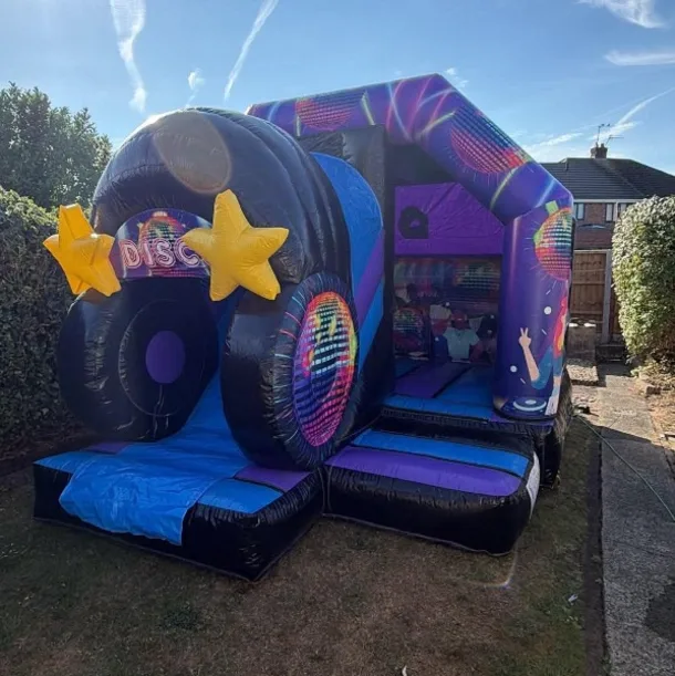 13x18ft 3d Bouncy Castle With Front Slide Combo
