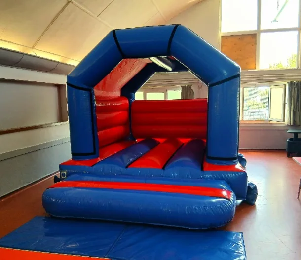 Red Blue Bouncy Castle 11x15