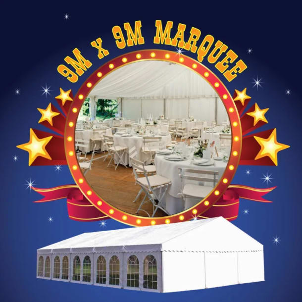 9m X 9m Marquee