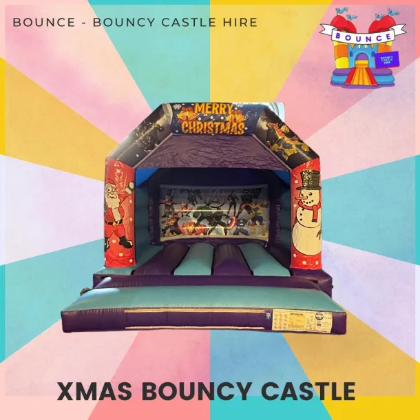 Christmas Themed Bouncy Castle