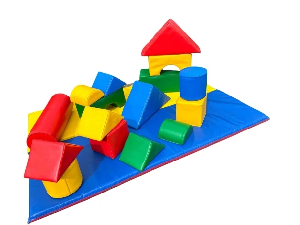 Multi Coloured Soft Play Shapes