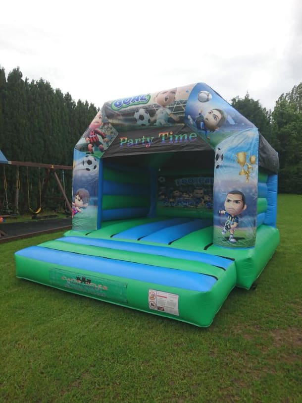 Football Slide Bouncy Castle