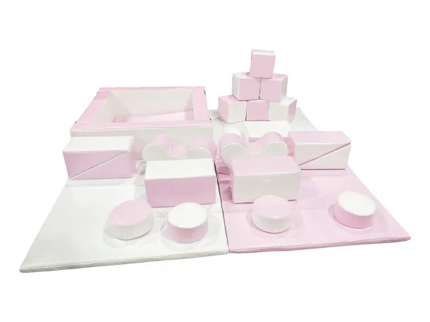 White And Pastel Pink Complete Package