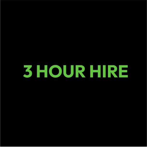 3 Hour Hire