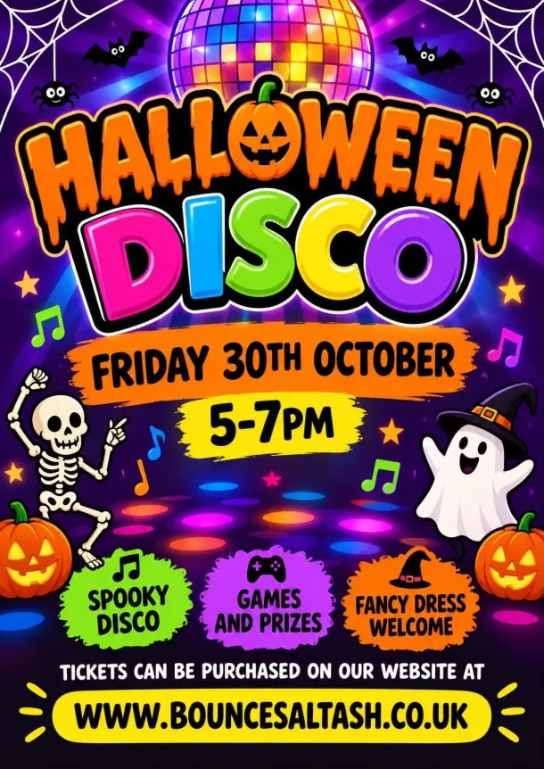 Halloween Disco - Friday 30 Oct 5-7pm