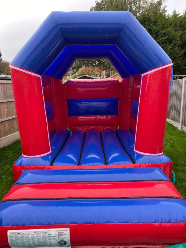 Red And Blue Bouncy Castle 8x11ft