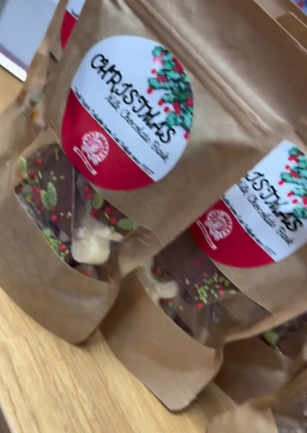 Valentines Bark Chocolate