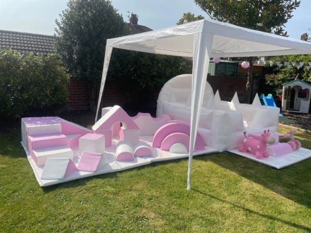 Baby Pink And White Soft Play Set