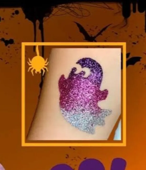 Halloween Glitter Tattoos