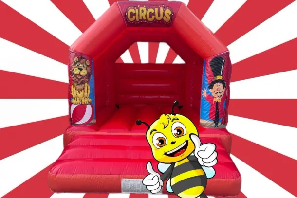 Red And Orange Circus Castle