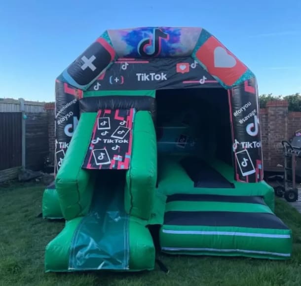 Tiktok Bounce  Slide Bouncy Castle Combo
