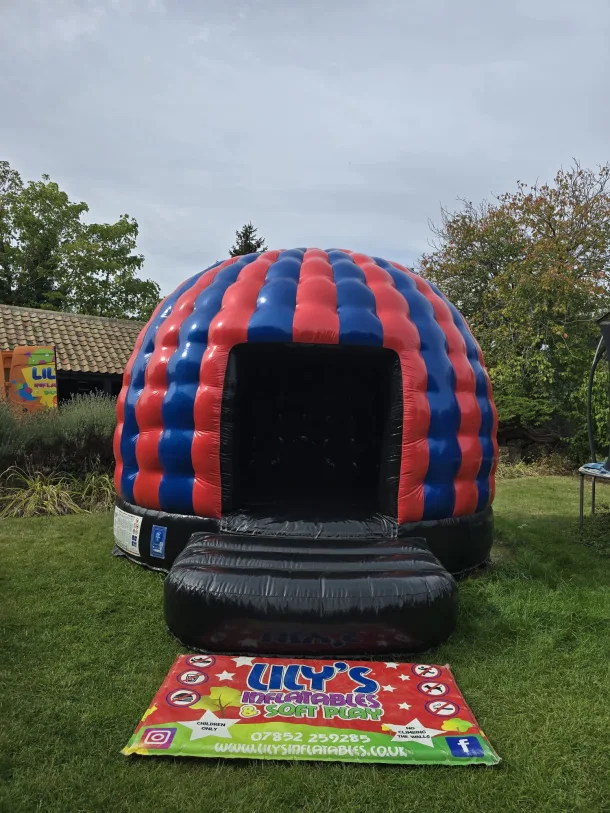 Red And Blue Disco Dome