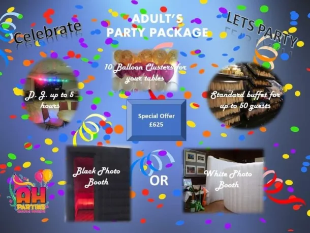 Adults Party Package 1