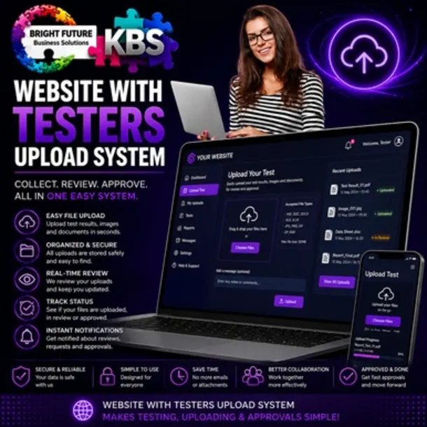 Website With Testers Upload System