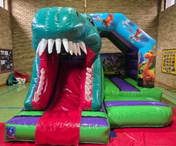 Dino Head Bounce N Slide