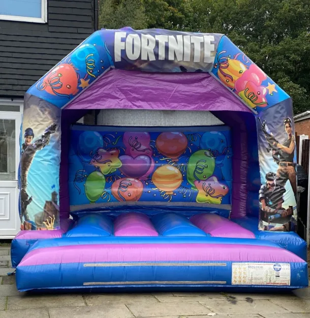 Purple And Blue Fortnite Castle 12x12ft