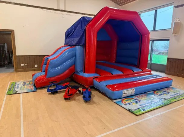 Red And Blue Combi Castle