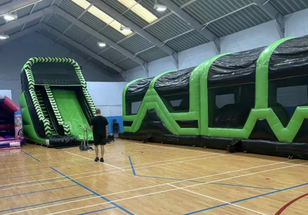 Obstacle Course And Slide Deal