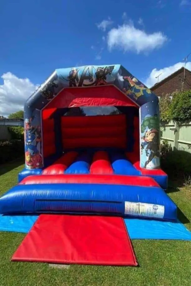 Superhero Bouncy Castle 12x12ft