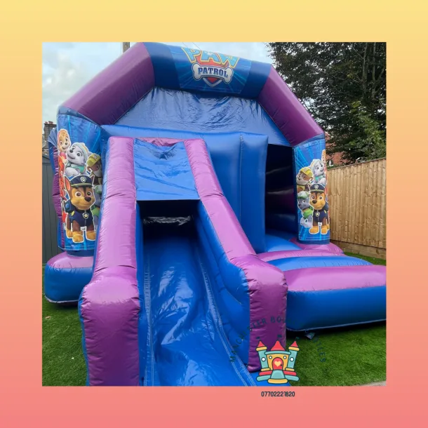 Paw Patrol Bounce N Slide Blue  Purple