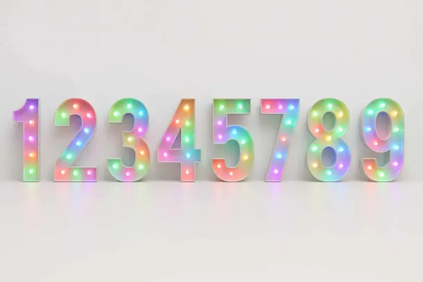 2 X Led Numbers