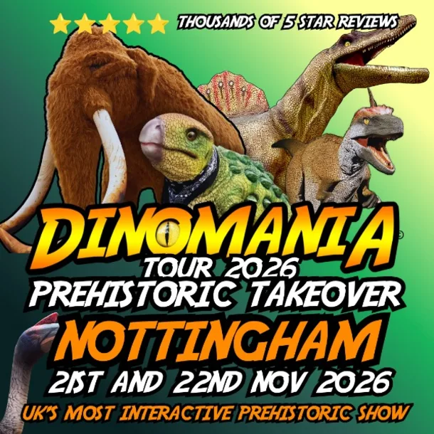 Dinomania Prehistoric Takeover Nottingham