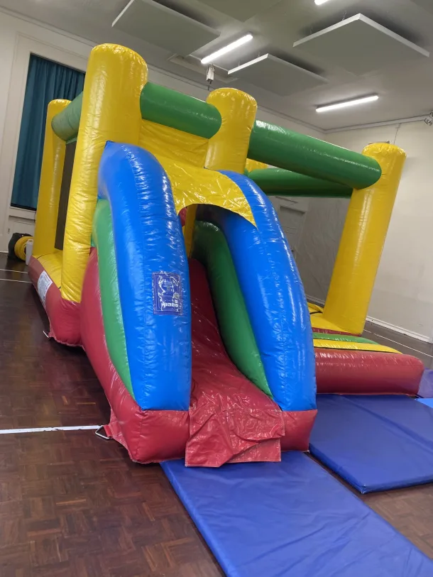 Low Roof Multicoloured Activity Castle