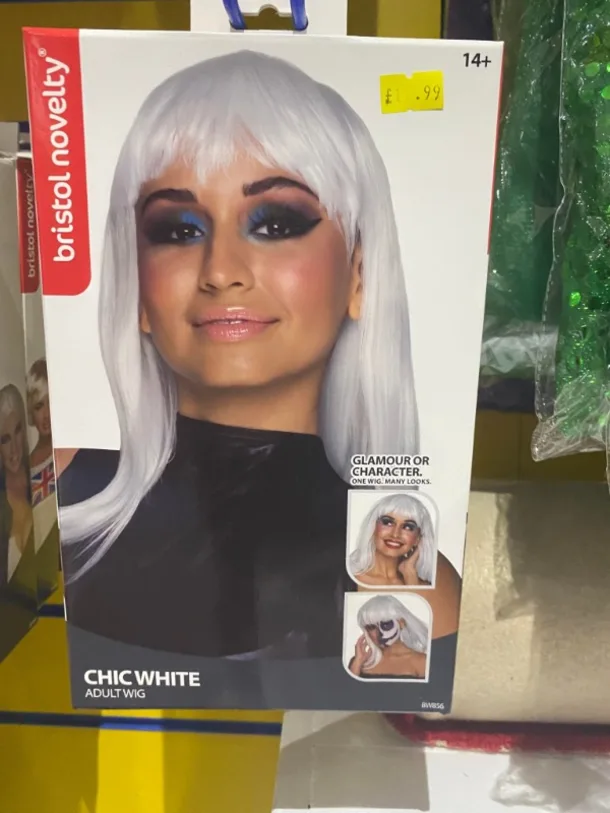 Chic White Wig