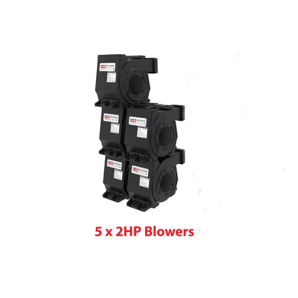 5x 2hp Blower