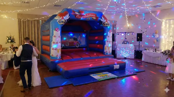 Wedding Adult Disco Bouncy Castle