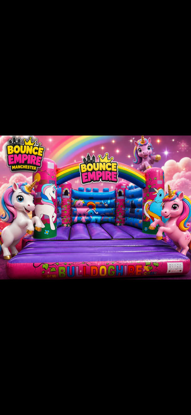 Unicorn Bouncy Castle2