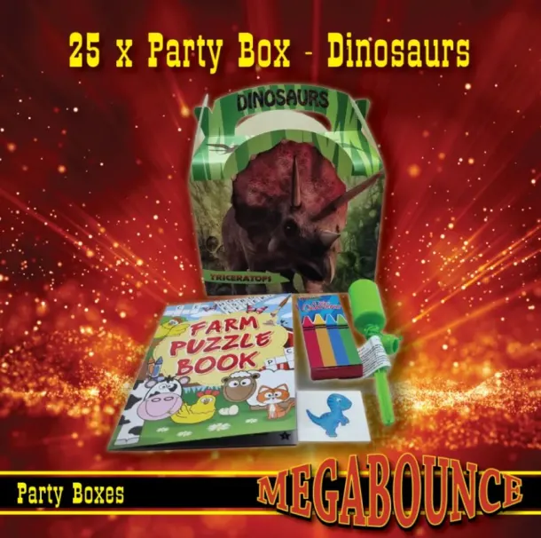 Party Boxes Dinosaur X25