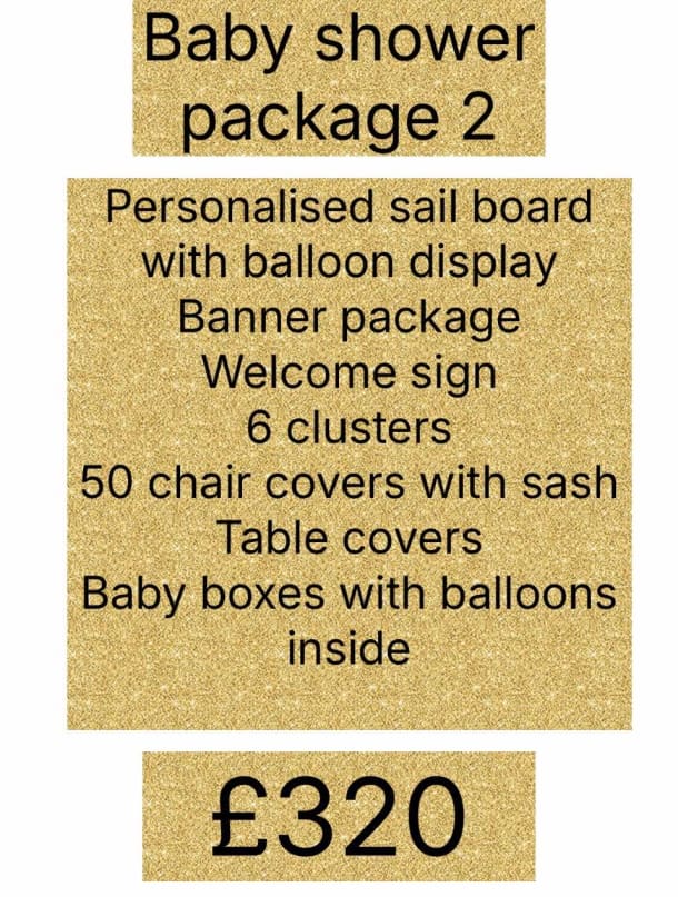 Baby Shower Package 2
