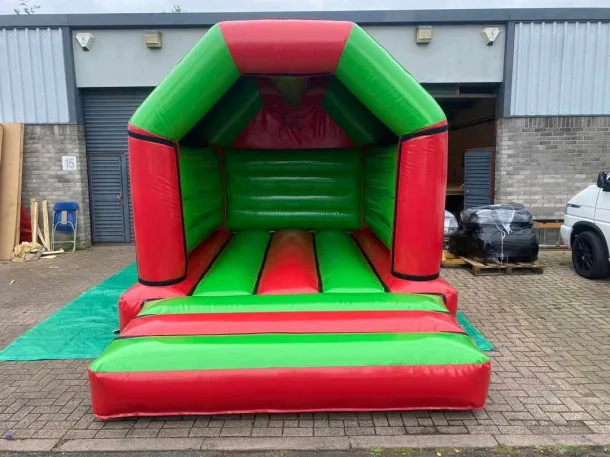 11ft X 15ft Red And Green Bouncy Castle