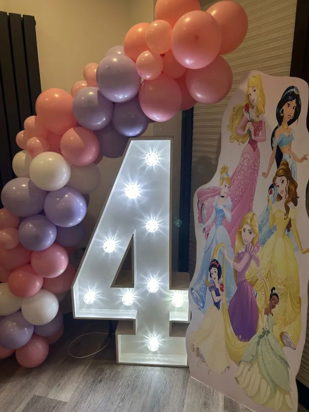 Special Offer For 40 Limited Time Only Led Numbers With Balloons