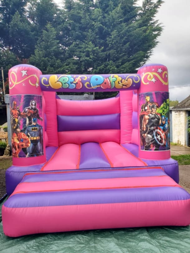 Superhero Theme Bouncy Castle