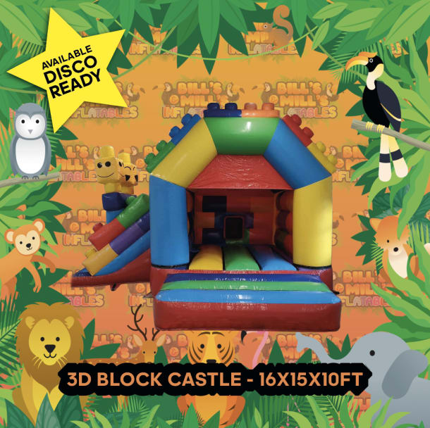 3d Block Castle