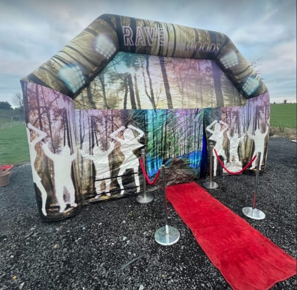17 X17ft Rave In The Woods Cube