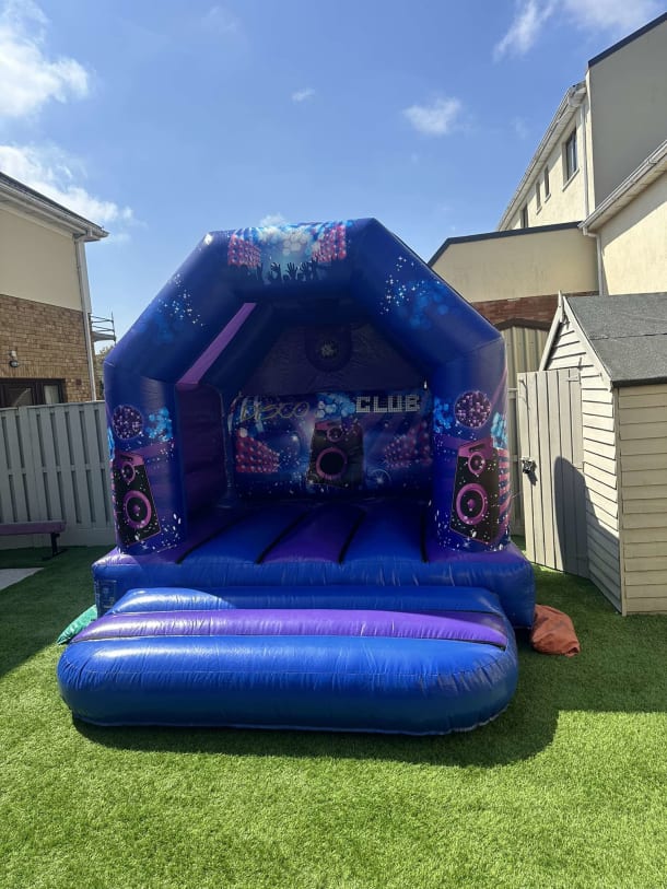 10ft X 10ft Disco Bouncy Castle - Weekend
