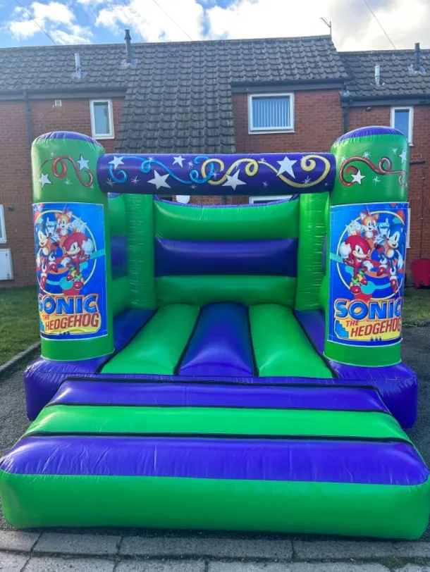 Sonic The Hedge Hog Bouncy Castle