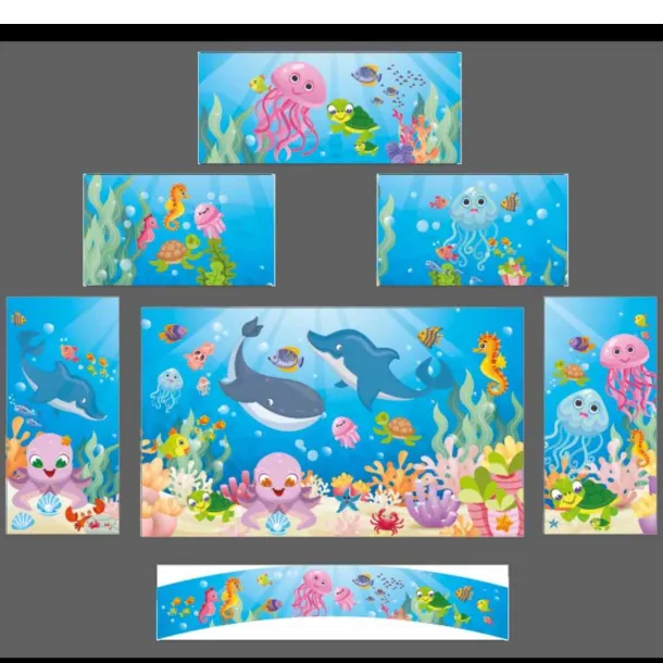 Under The Sea - 01 Velcro Print