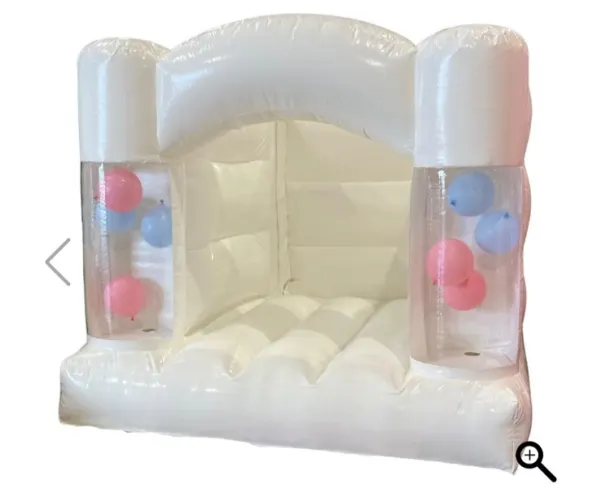 White 8ft Bouncy Castle