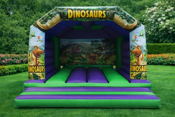 Dinosaur Green And Purple Castle