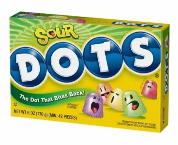 Tootsie Sour Dots 184g