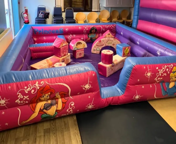 Princess Themed Soft Play And Princess Bouncy Castle