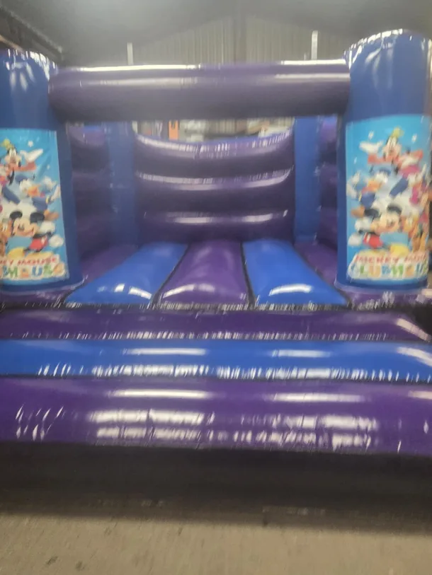Lol Blue And Purple H Frame Bouncy Castle
