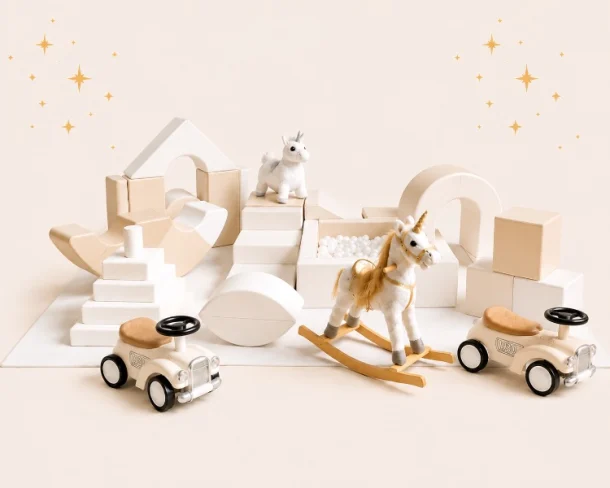 Moonbeam Soft Play Package - Beige And White