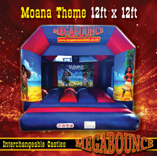 12ft X 12ft Moana Interchangeable Bouncy Castle