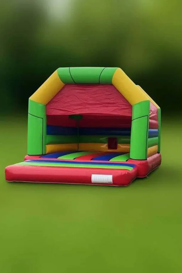 17ft X 16ft Rainbow Bouncy Castle